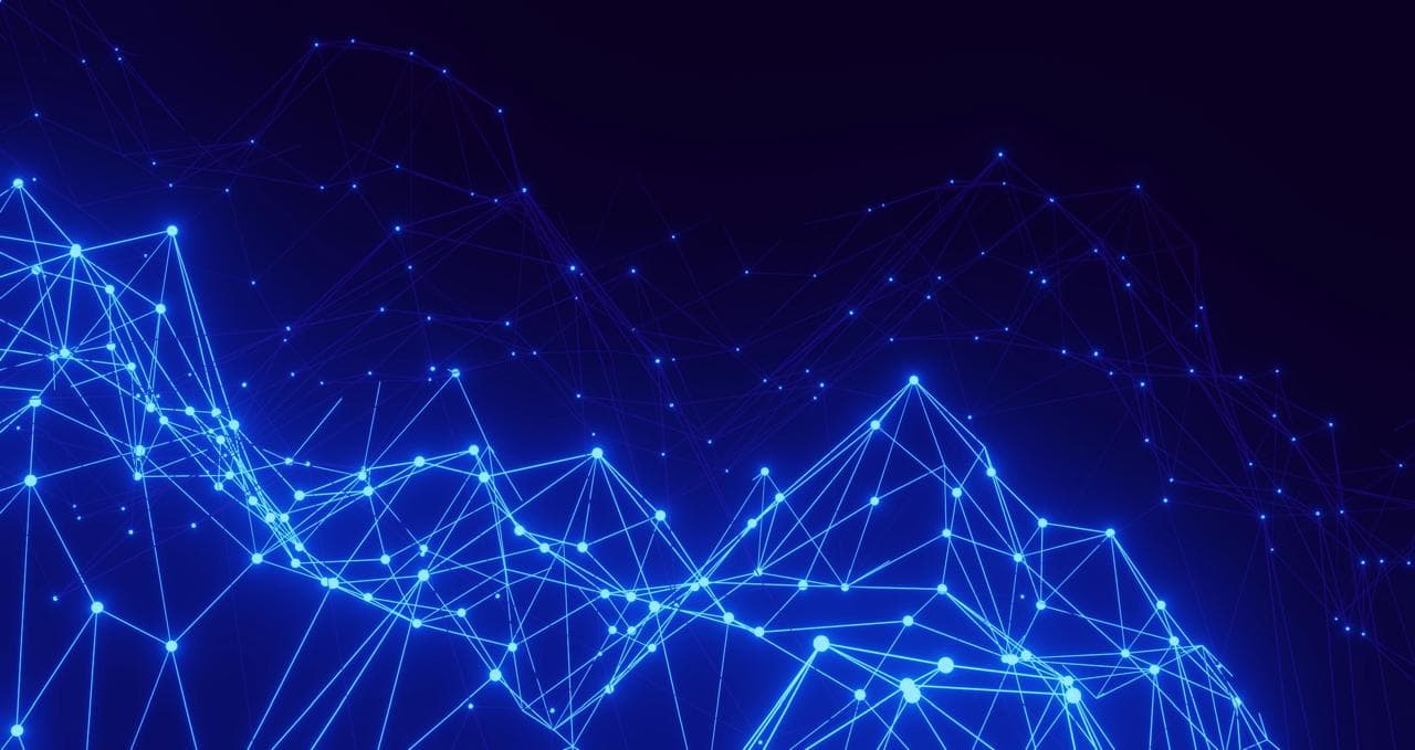 IPv4 brokerage background with hexagonal pattern